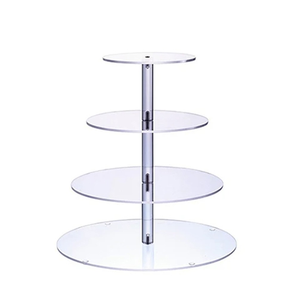 Cupcake Stand Tier - Cupcake-Ständer aus klarem Acryl, abnehmbares Design,