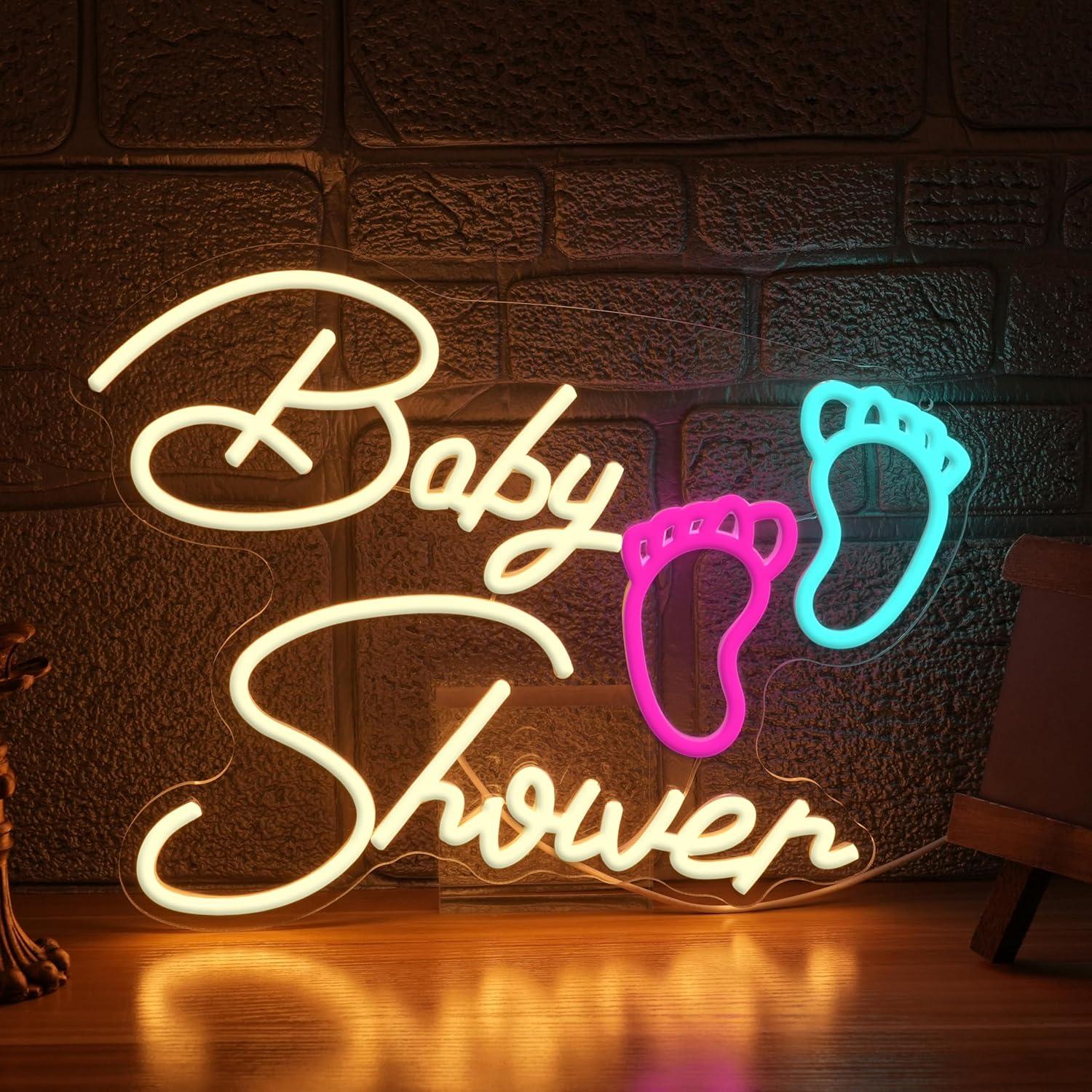 Neon Sign Party - Baby Shower Neonschild 'Oh Baby' USB