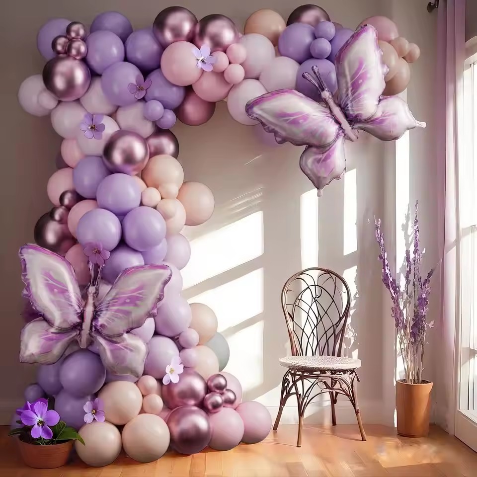 Schmetterlings-Ballon-Girlande – Balloon Arch Kit Bewertung und Preis