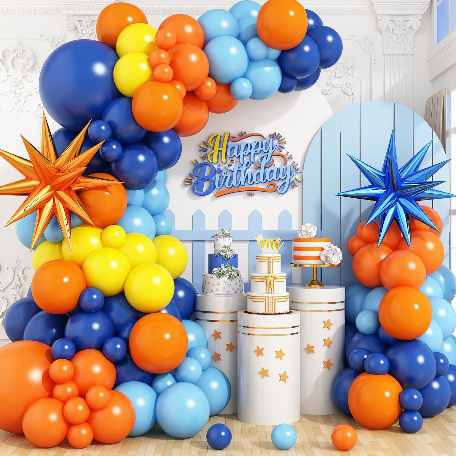 Fantasy-Ballonbogen-Set, orang – Balloon Arch Kit Bewertung und Preis