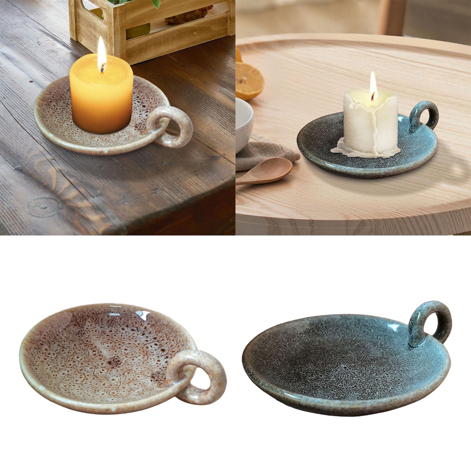 Keramik Kerzen platte mit Grif – Centerpiece Stick Bewertung und Preis