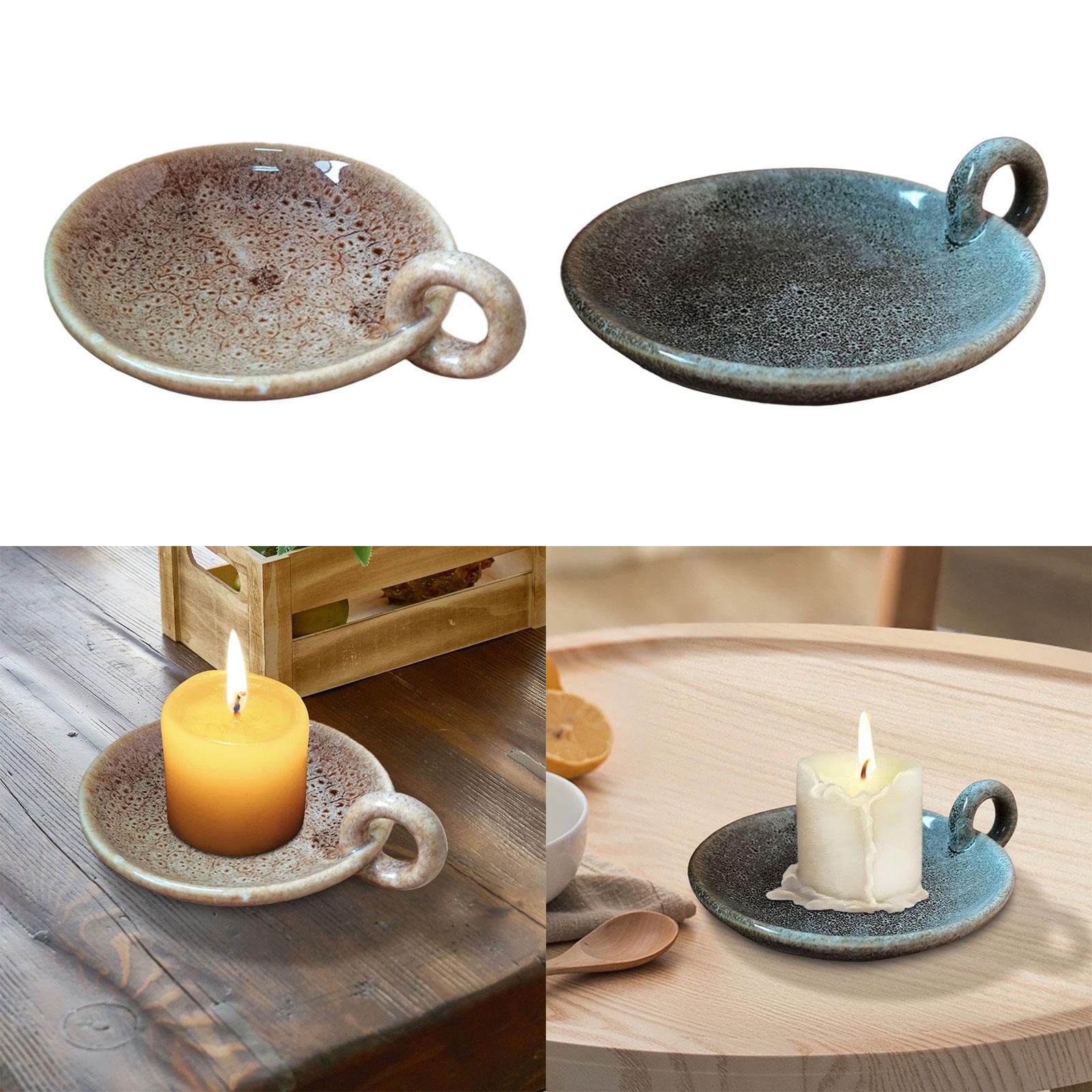 Keramik Kerzen platte mit Grif – Centerpiece Stick Bewertung und Preis