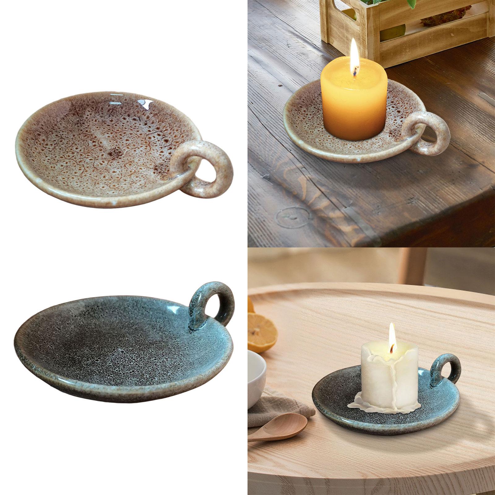 Keramik Kerzen platte mit Grif – Centerpiece Stick Bewertung und Preis