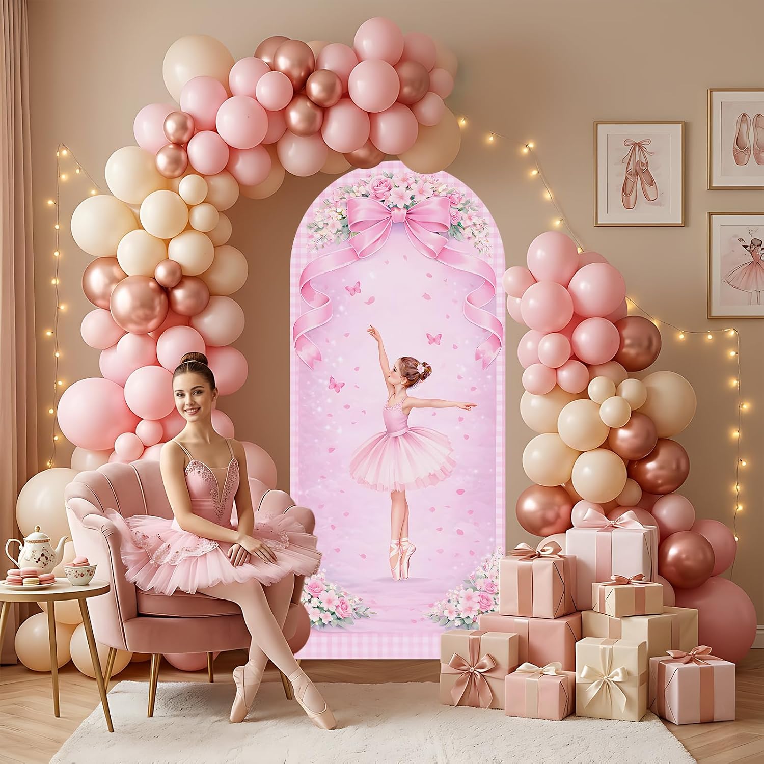 Maßgefertigter 2-seitiger Ball – Dessert Table Backdrop Bewertung und Preis
