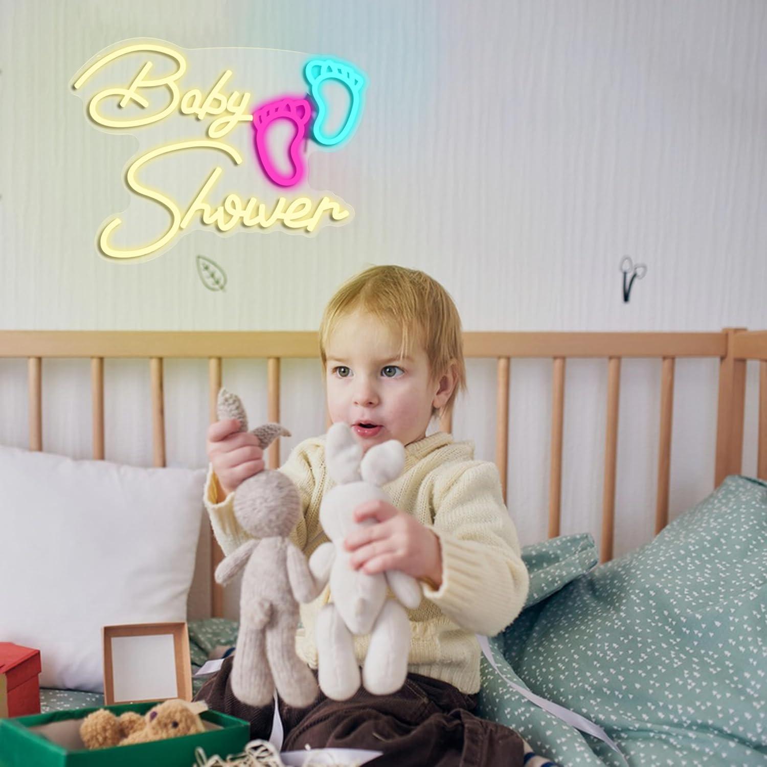 Baby Shower Neonschild 'Oh Bab – Neon Sign Party Bewertung und Preis