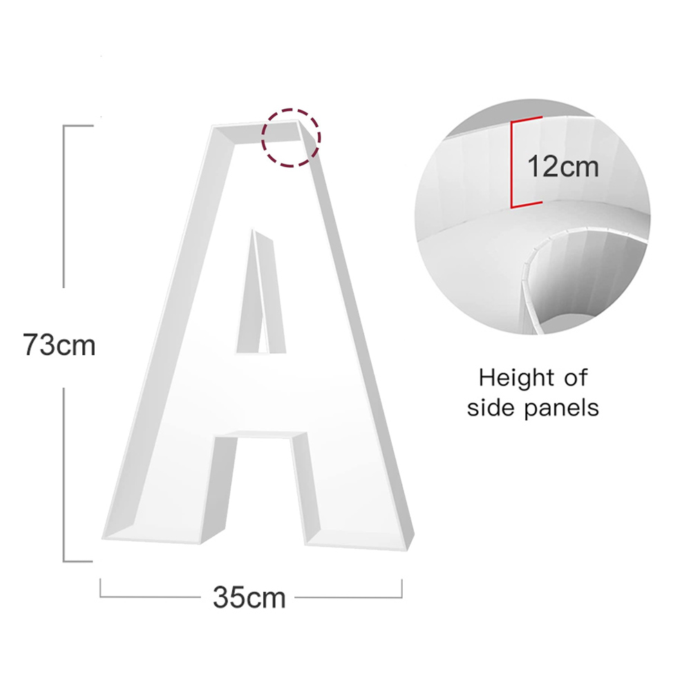 73cm Buchstaben-Ballons Rahmen – Event Z Bewertung und Preis